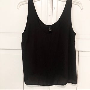 Black sheer tank